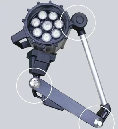 ONN-M2 9.5 وات مع مفتاح IP65 ضوء ذراع طويل مرن لآلة CNC / مصابيح عمل أداة آلة Led