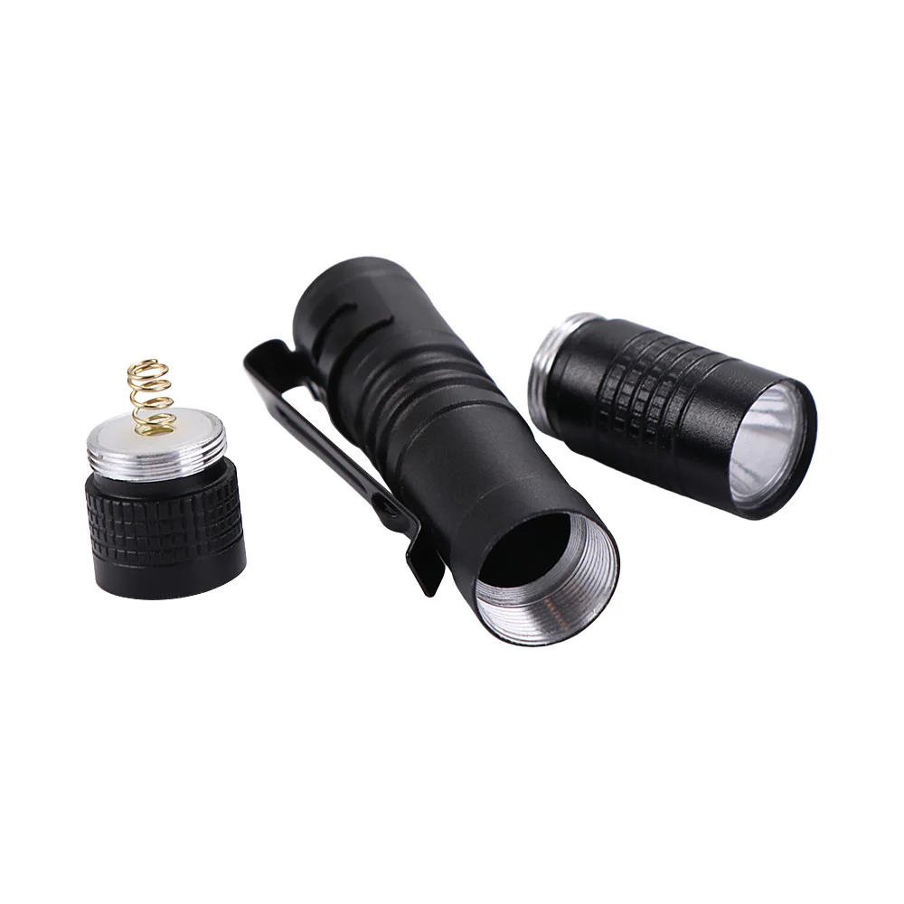 With Clip Mini Pen Lamp Portable Flashlight Mini Light Portable Penlight Clip Work Light Black Super Bright Mini LED Flashlight