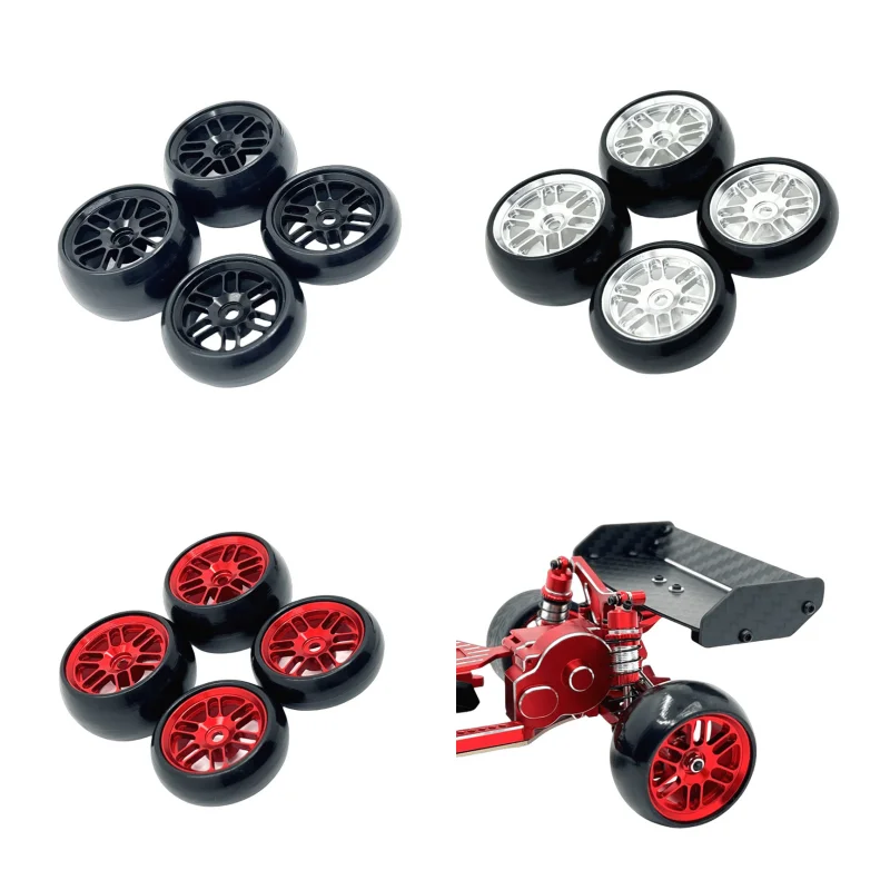 Metal Accessories: LOSI Micro-B 1/24 244016 HPI 1/24 HOBBY PLUS SPECK-B Remote Control Car Drift Wheel Hub Tire
