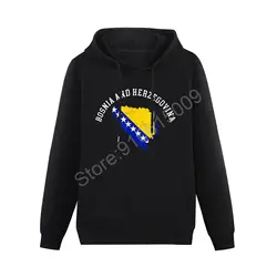 Men Women Hoodies Bosnia and Herzegovina Flag Country Map Hoodie Pullover Hip Hop Hooded Sweatshirt Cotton Unisex