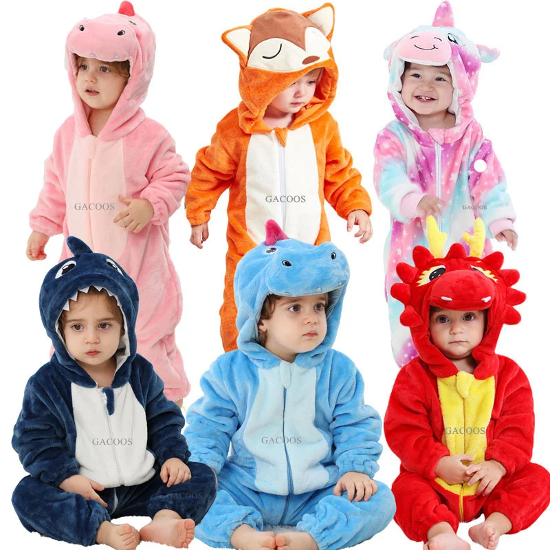Monos de Halloween para bebé Kigurumi, pelele de dibujos animados de conejo y Panda, monos para niños, mono para niñas y niños, disfraces de pijamas de Cosplay