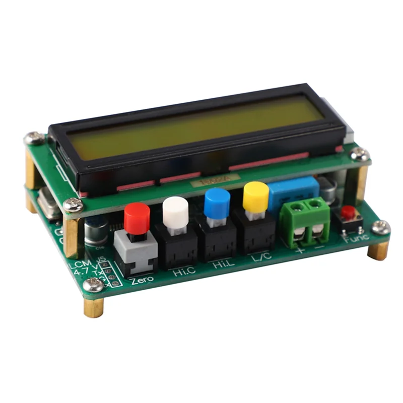 AA84 Digital Capacitor Meter Inductance Capacitance L/C Meter LCD Capacitance Meter Tester Mini USB Interface with USB Cable