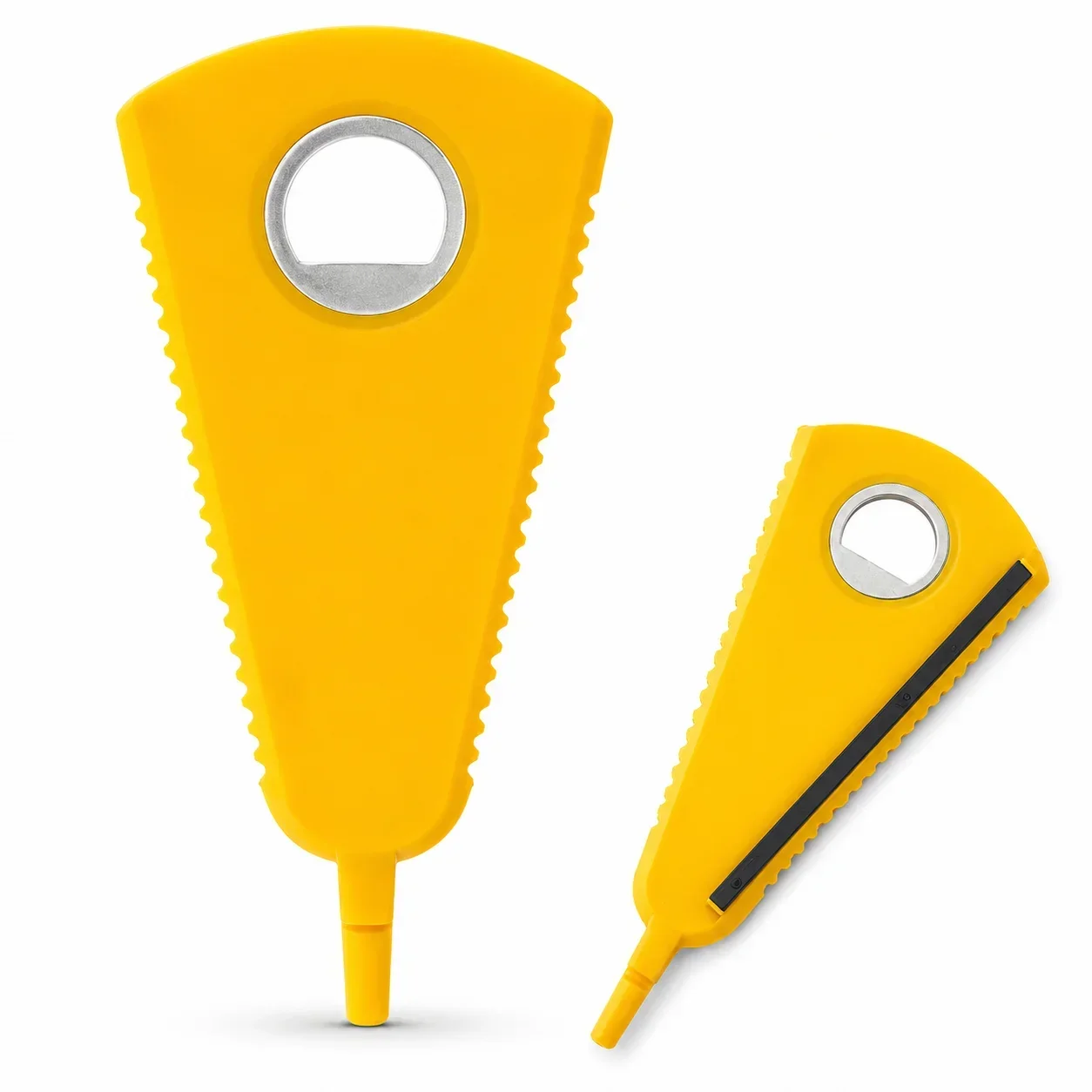 Heavy Duty 3-in-1 Can Opener, Manual Smooth Edge Can Cutter with Non-Slip Handle & Jar Lid Opener