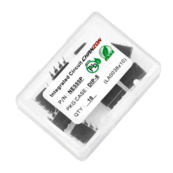 10PCS Origina New NE555P DIP-8 Integrated Circuit Timer IC Collection Chip NE 555 DIP 8 DIP8 8 pin Replace NE555N NE555