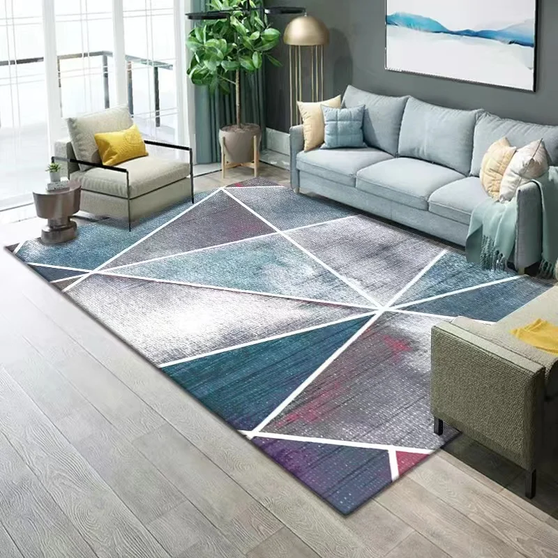

Nordic Style Printed Living Room Carpet Home Balcony Corridor Soft Carpets for Bed Room Large Room Decoration Teenager Alfombra