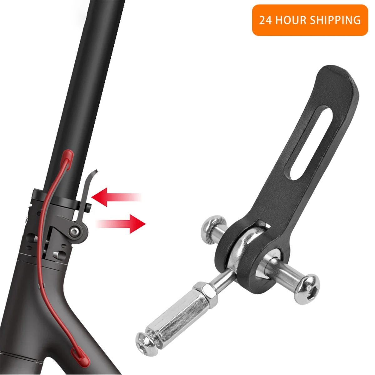 ارتفاع للطي Pothook المفصلي الترباس قفل المسمار الثابتة هوك مسامير ل Xiaomi Mijia M365 / M365 / Pro سكوتر كهربائي إصلاح أجزاء