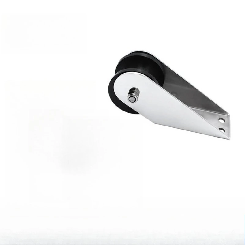 For stainless steel marine hardware accessories, single wheel casting anchor bracket, yacht accessories