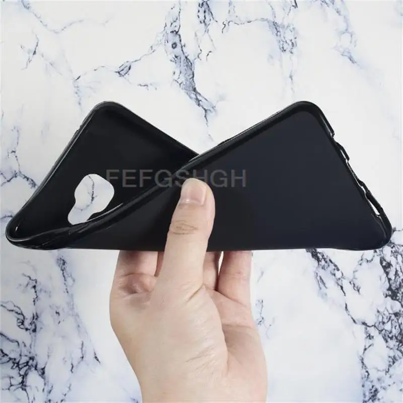 Anti-knock Soft TPU Phone Case For Samsung Galaxy A9 Pro 2016 A910 A9100 A910F SM-A910F Silicone Cover Bumper Tempered Glass