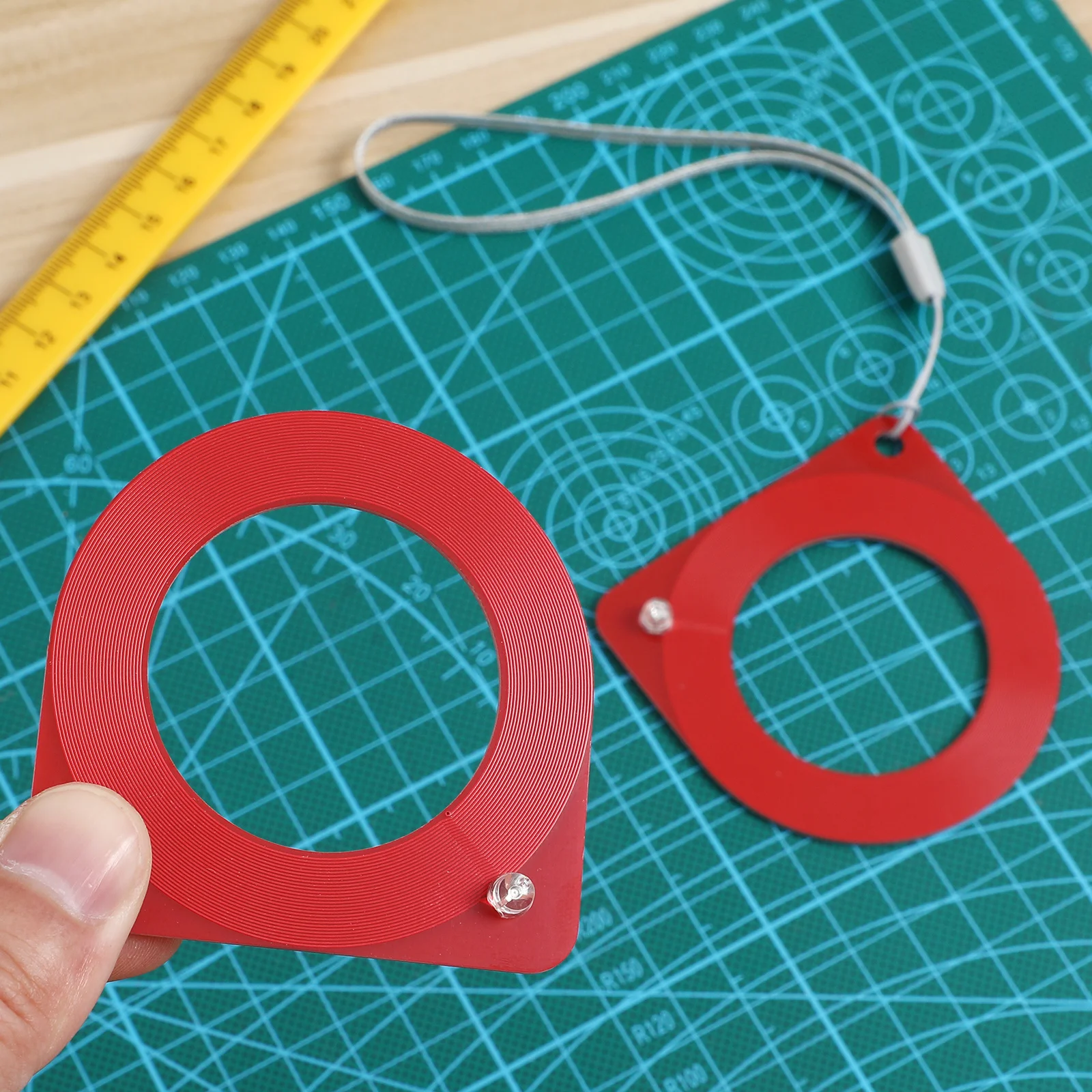 2Pcs Automotive Ecu Induction Coil LED Diagnostic Test Coil ABS Material Car Key Ecu Tool Car Diagnostic Tool