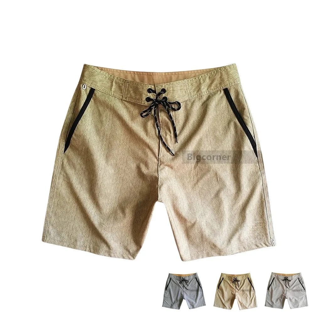 Schnell trocknende Boardshorts für Herren, Sport-Badehose, Strandshorts, Surfshorts mit Tasche