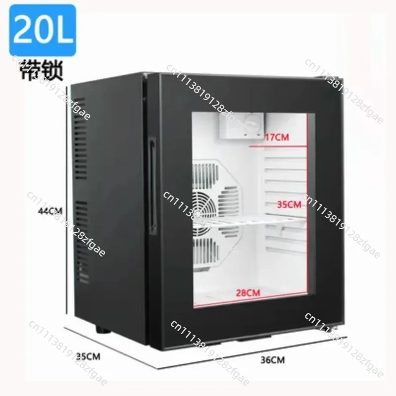 20L Compact Glass Door Cooling Unit Compressor-Free For Office Indoor Space Hardware Parts