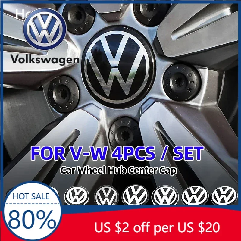

4 шт. 56/65/66 мм колпачки для центра диска колеса, сменные аксессуары для Volkswagen VW R GTI Golf 5 7 Caddy Passat B6 Tiguan