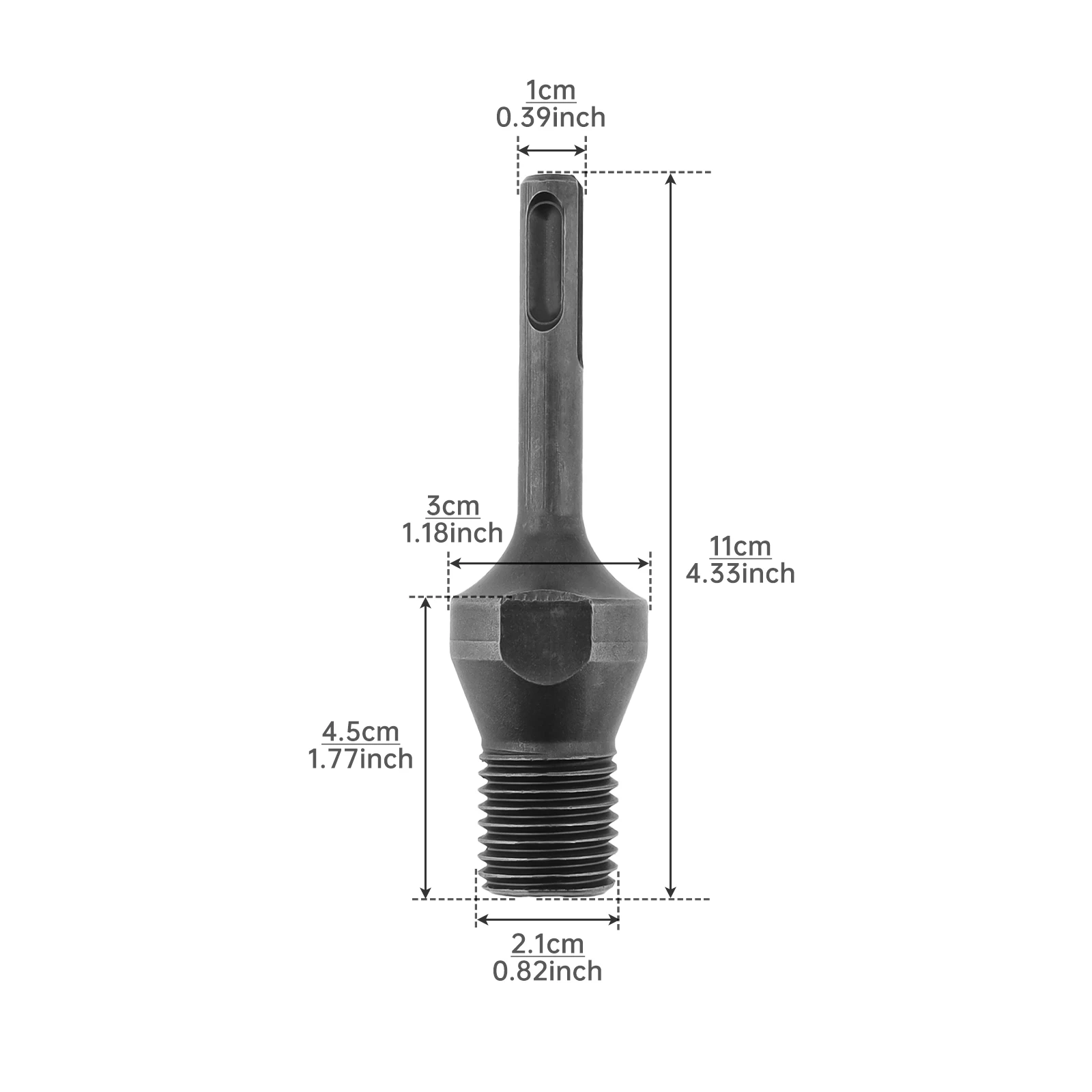 M22 Drill Adapter SDS Plus Diamond Core Bit Round Handle Connecting Rod for 13mm Electric Drill Converter Drill Bit Adapter Tool