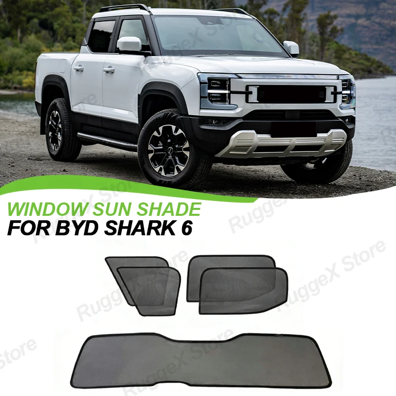 

Солнцезащитный козырек для BYD Shark 6 2025+, сетчатый чехол для лобового стекла автомобиля, солнцезащитный козырек на лобовое стекло, солнцезащитный козырек, автомобильные аксессуары