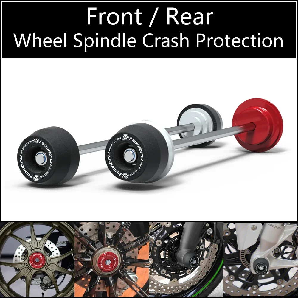 

Front Rear wheel Spindle Crash Protection For MV Agusta Brutale 800 RR/RC/RR LH44 2016-2023