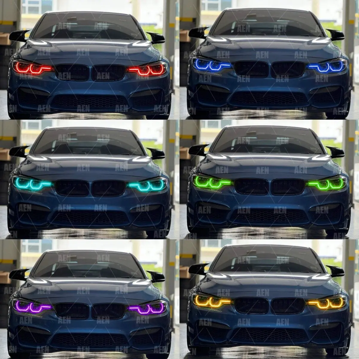 cslエンジェルアイズdrl-ledボード-2016-2018年式-bmw-3シリーズ-f30-f31-lci-320i-340i-330i-330e-328i-316d-ledヘッドライト用