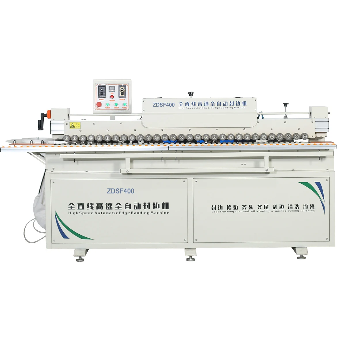 Door and Cabinet Edge Banding Machine for Oem Factory Fully Automatic Edge Bending Machine With Trimmer for
