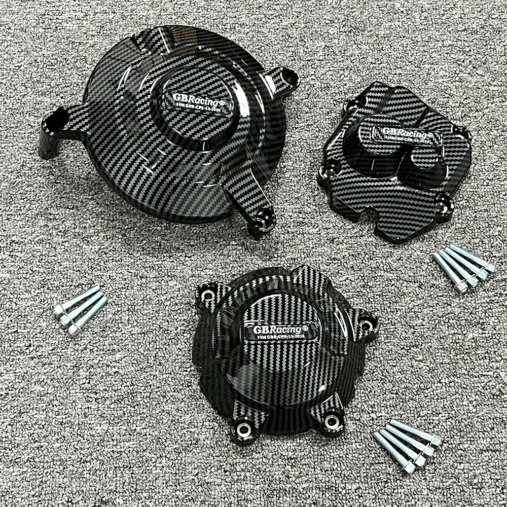 

ZX-10R 2025 Moto Engine Protection For KAWASAKI Ninja ZX-10R 2011-2025 Engine Cover Motorcycle Protective Carbon Fiber Texture