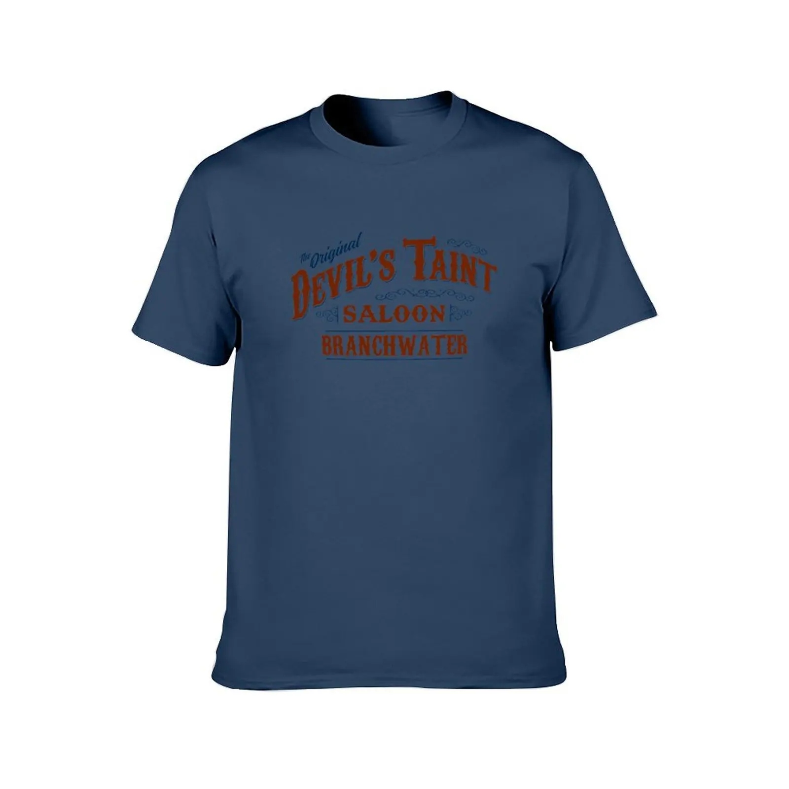 Miracles Workers: Oregon Trail Saloon in Branchwater Devils Taint T-Shirt man t shirt graphic men t shirt cotton 100% T-Shirt