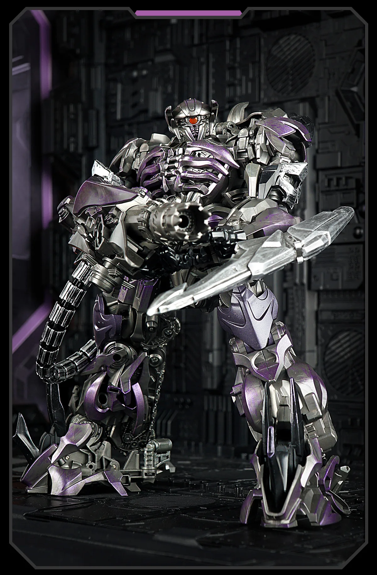 LED Transformation Shockwave Shockblast Cybertron Decepticons G1 Anime Film Modell Verformbare Action Figur Roboter Modus Spielzeug Geschenk – Detail 5