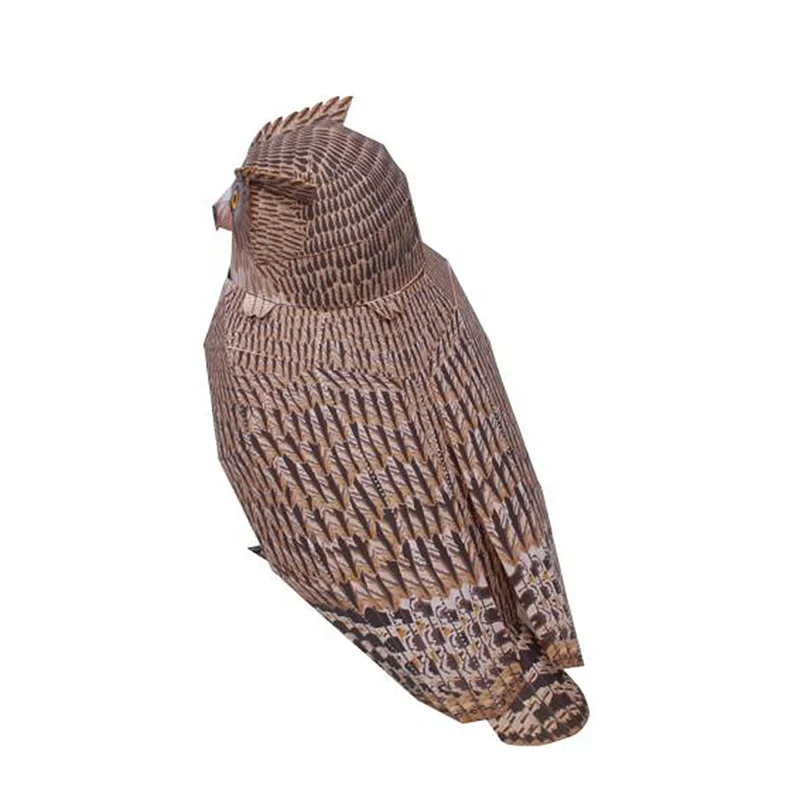 Blakiston's Fish Owl Handmade Origami Art Bird Folding Cute 3D Paper Model Papercraft Animal DIY Kids Adult Craft Toys QD-111