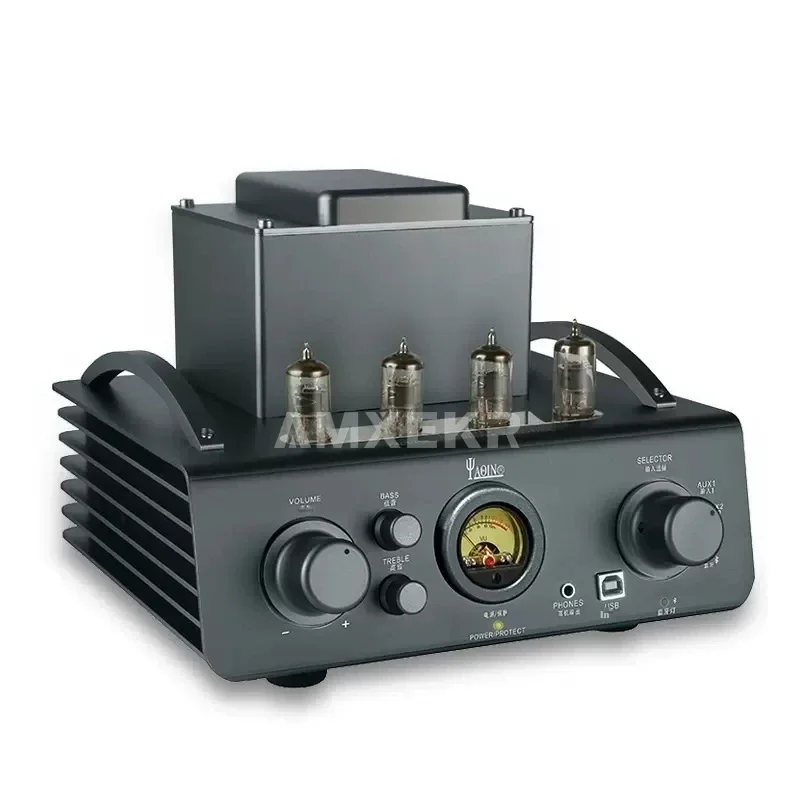 YAQIN CS-201 مُضخّم صوت 40 واط * 2 مكبر كهربائي أنبوب مضخم الصوت حمى HiFi المنزل فراغ أنبوب الصوت