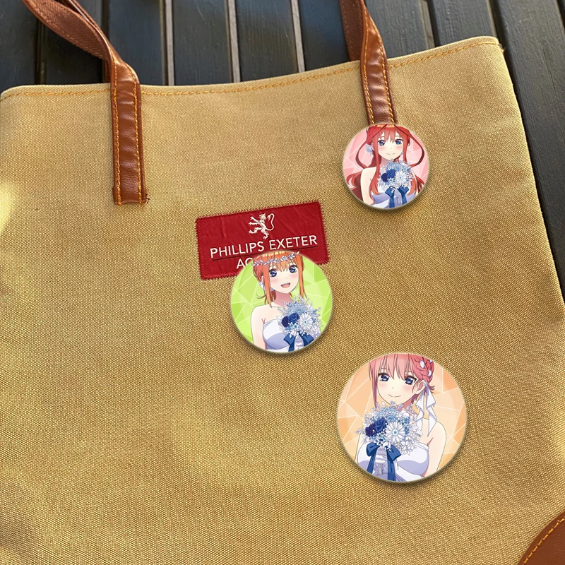 The Quintessential Quintuplets Pin Handmade Brooch for Clothes Cartoon Cosplay Badge Backpack Decoration Jewelry Children\'s Gift