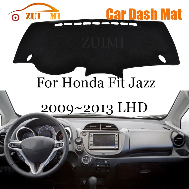 

ZUIMI Dashboard Cover Dash Mat Dashmat For Honda Fit Jazz 2009~2013 LHD RHD Dash Board Cover Pad Sun Shade