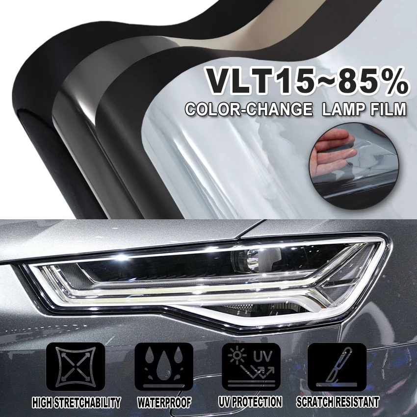 

Car Fog Light Headlight Taillight Tint Vinyl Film Sheet Sticker Scratch Resistant Auto Body Film Cover Tunning Car Accessories