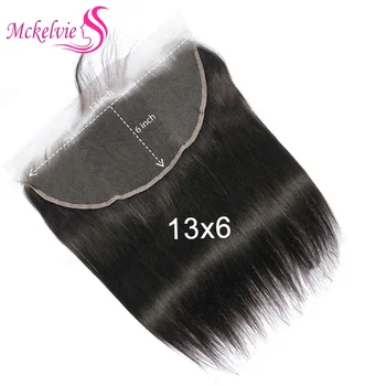 13x6 Frontale Del Merletto Dei Capelli Lisci Brasiliani di Remy Dei Capelli Umani Frontale Del Merletto Per La Donna Nera Pizzo Trasparente Pre Pizzicato Capelli Del Bambino