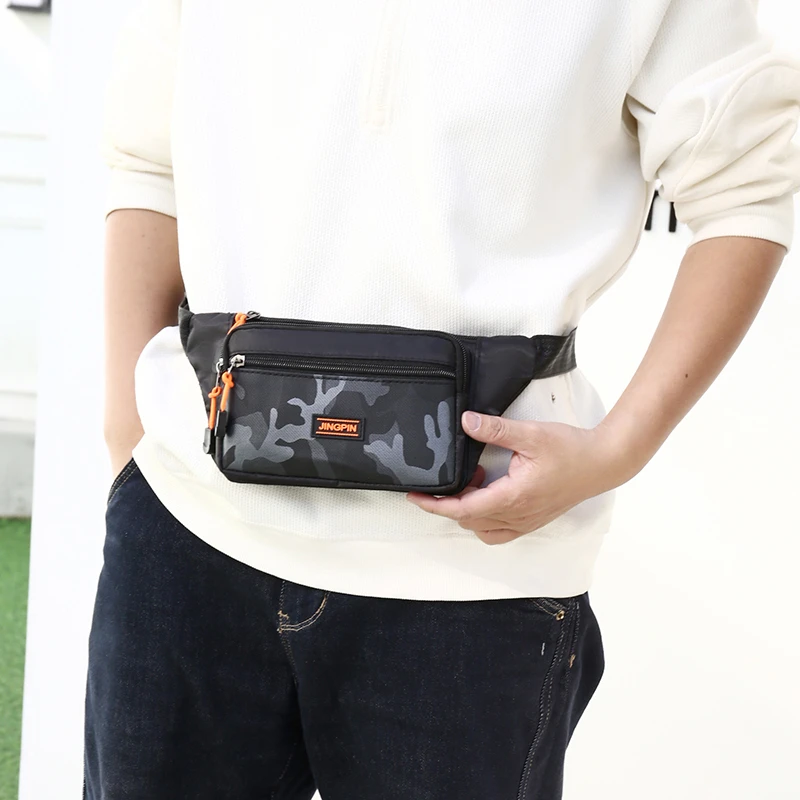 Bolso de pecho para hombre, bandolera de un hombro, gran capacidad, deportes al aire libre y ocio, bolso de hombro pequeño a la moda, gran capacidad