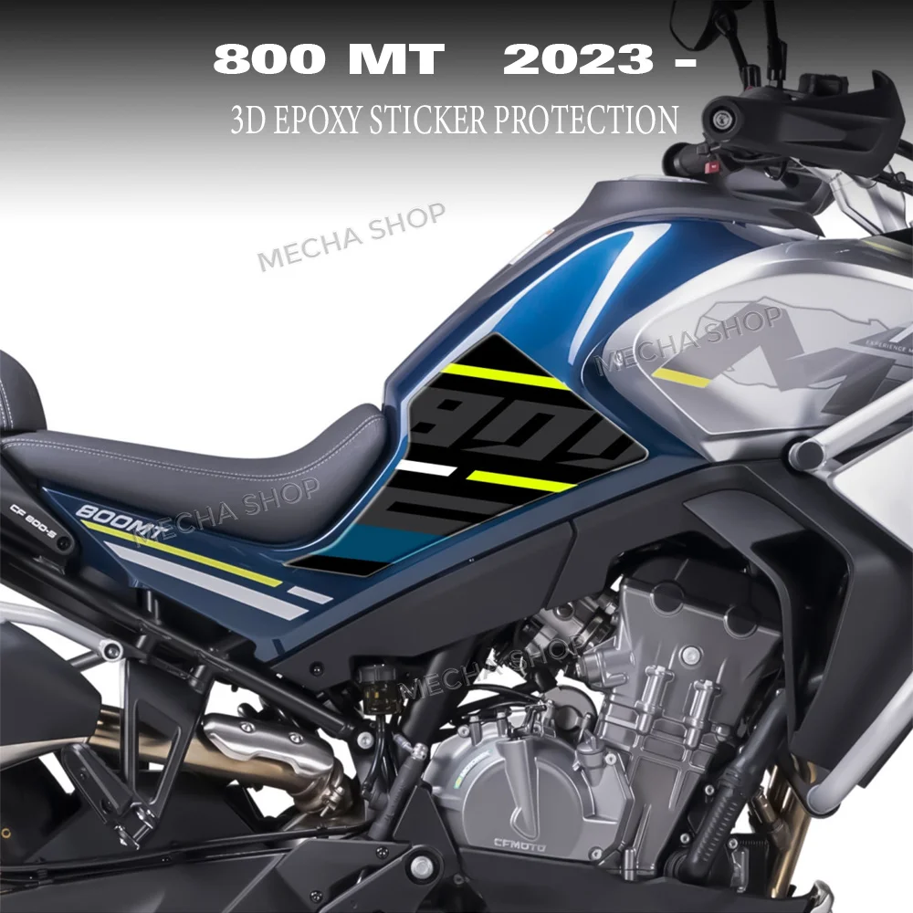 Tank Pad for CFMoto 800MT Touring/Sport 2022 800 MT Explore 2023 Accessories 3D Resin Decal Kit