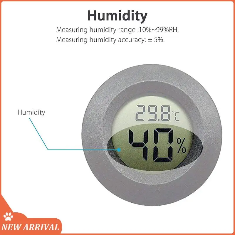 

Emption!15-Pack Hygrometer Thermometer Digital LCD Monitor Humidity Meter Gauge For Humidifiers Dehumidifiers Gre