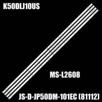 10 Kit Led Backlight Strip ForHBTV-50K5S K50dlj10us 50lem-1043/1058/Fts2c 50lex-7158/Fts2c 50lex-5043/Ft2c MS-L2608 V1