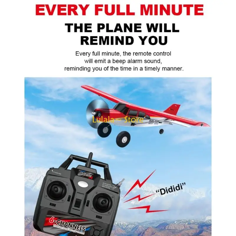 

Y4QA Remote Control Airplanes Model Toy 4CH Brushless Airplanes for Outdoor Adventures