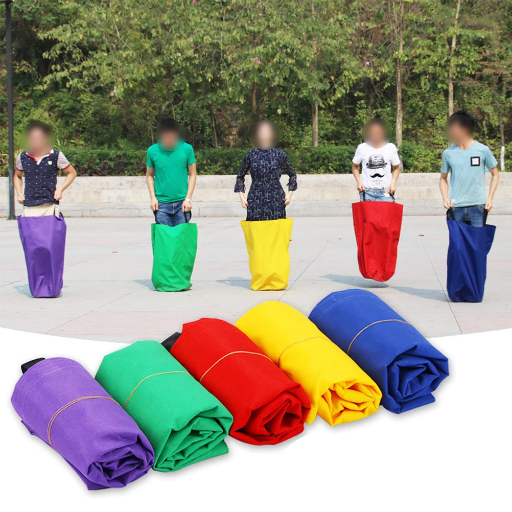 

4 Pcs Kangaroo Jumping Bag Baby Toys Sack Race Game Elasticity Pouch Colorful Tool Durable Prop Outdoor Supplies