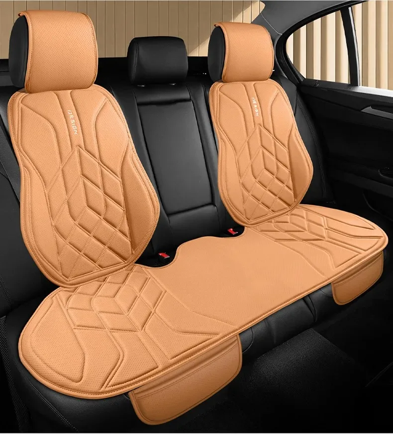

Универсальный кожаный чехол на автомобильное сиденье, четырехсезонный автомобильный дышащий удобный седло, чехлы на сиденья для автомобильных сидений, защитный чехол