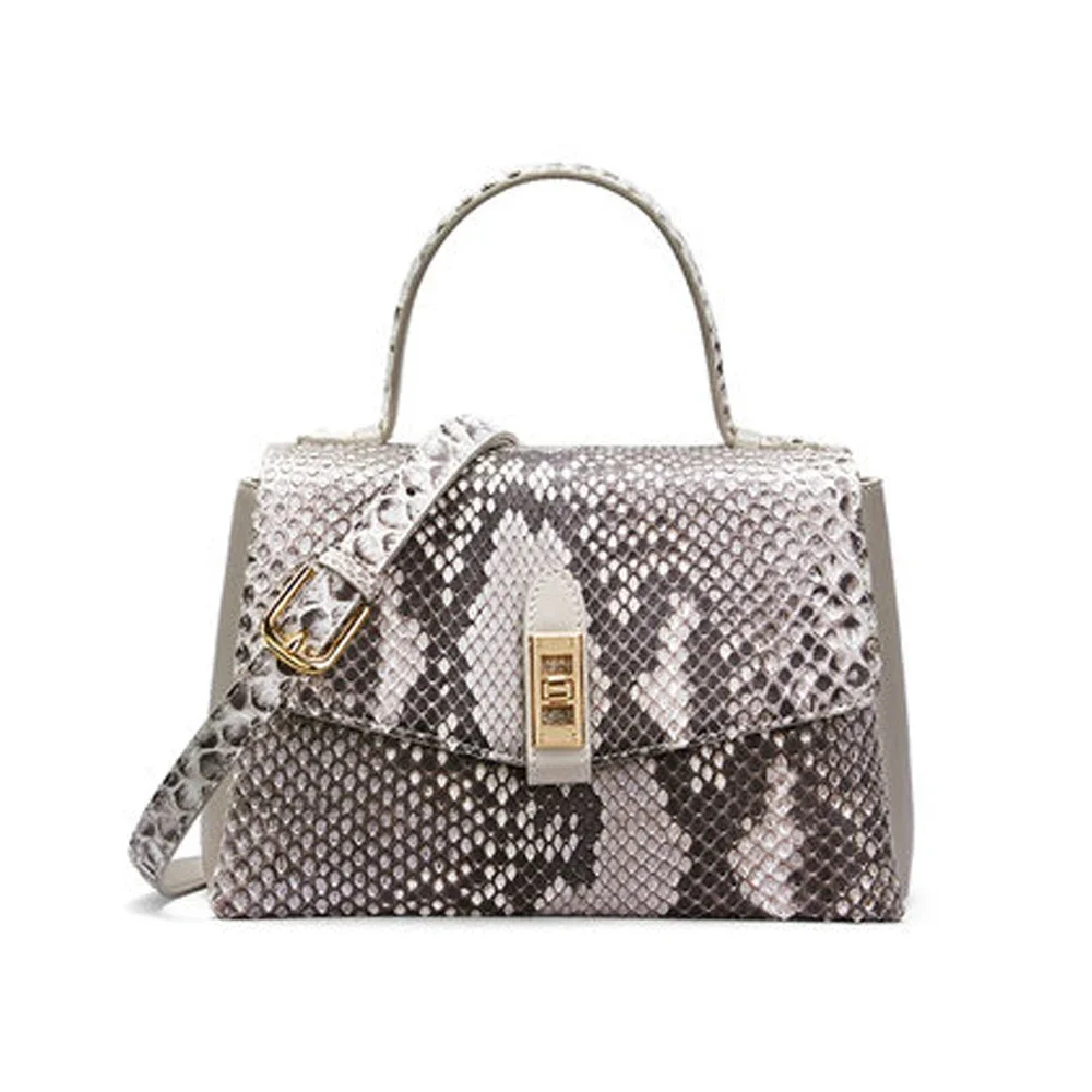 

gete new arrival women handbag female snake skin bag women python bag