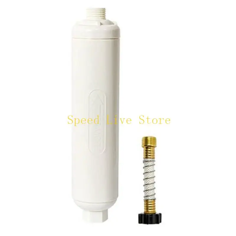 

547c RV Filter Filter с защитным садом для шлангов для кемпера снижает хлор плохой вкус