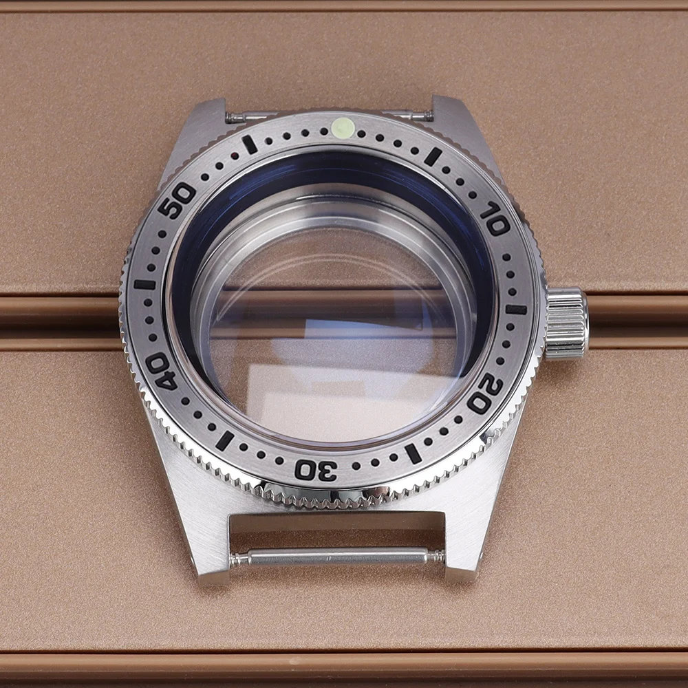 40mm Diving Watch Case Domed Sapphire Glass Accessories For NH35 NH36 NH34 NH38 4R36 Movement 28.5mmDial Modified SPB149J1 62mas