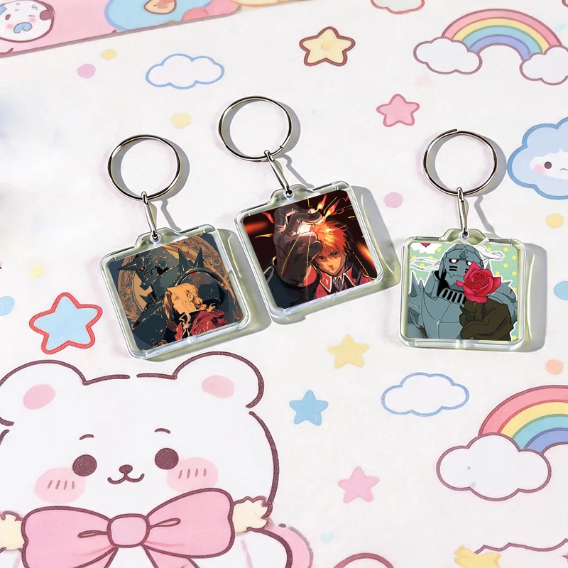 F-Fullmetal Alchemist  Acrylic Keychain Handmade Hanging Ornaments  Clothes Backpack Decoration Accessories Gifts with Friends