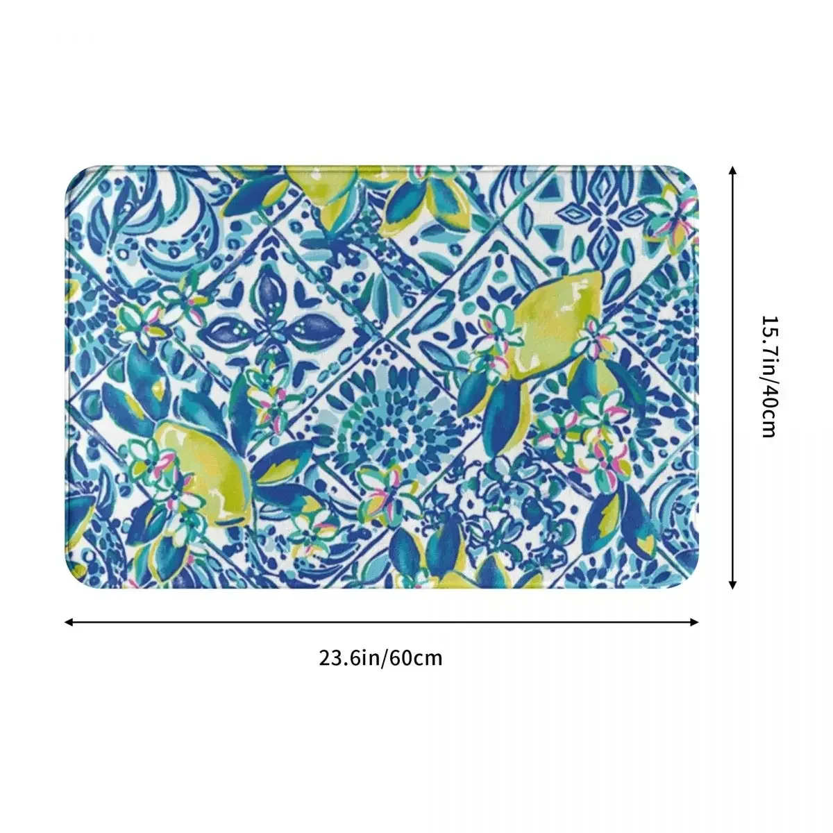 Lily Pulitzer Polyester Doormat Rug carpet Mat Footpad Non-slip durable Front Room Corridor Kitchen Bedroom balcony toilet 40*60