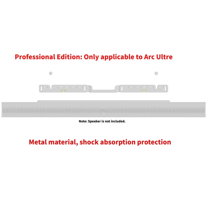 Nouveau support mural en m�tal professionnel pour barre de son Sonos Arc Ultra |   Support d�di� antichoc