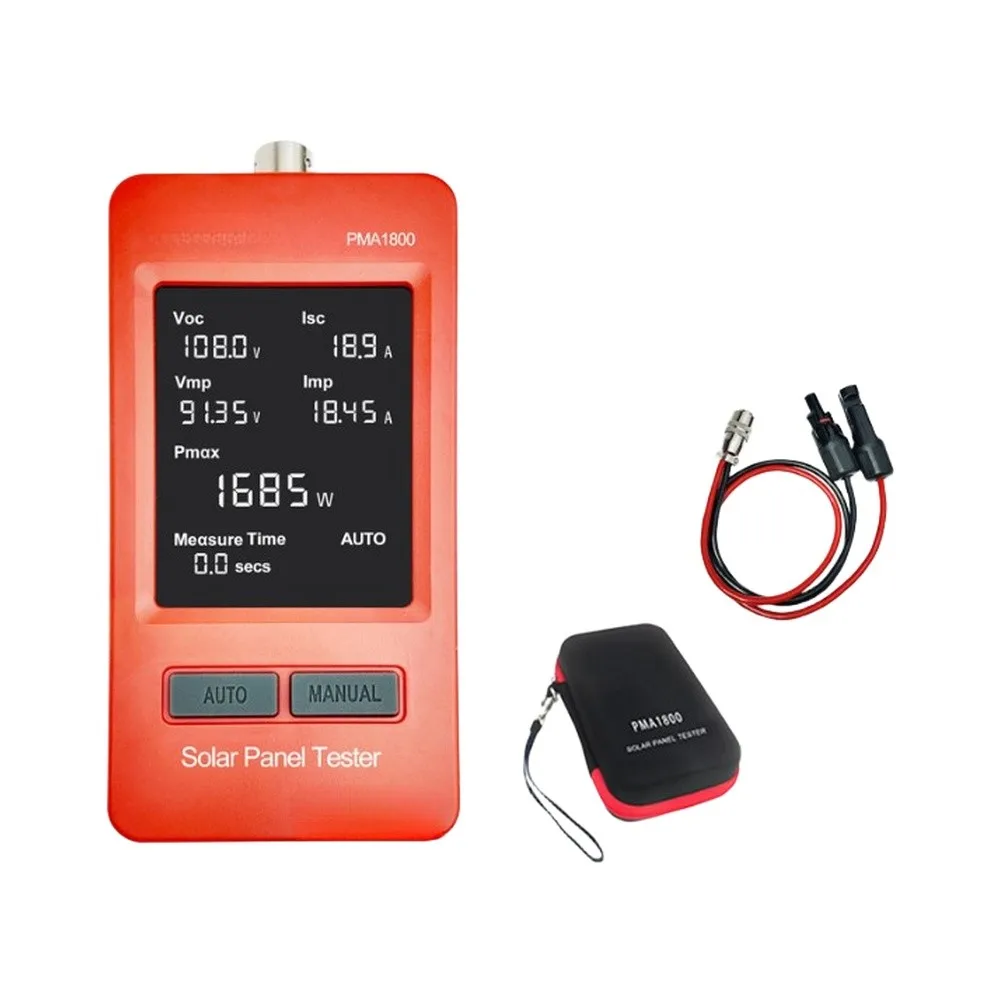 Portable Solar Panel Tester PMA1800 Designed for Field Use With 20V 120V Input Range and 0A 60A Current Measurement Capability