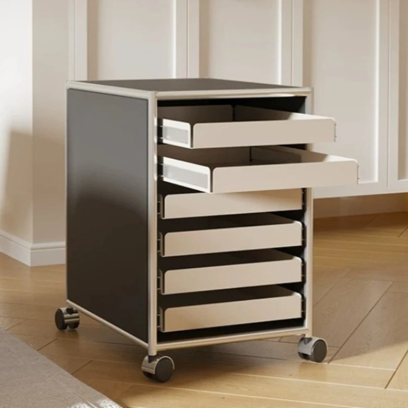 Movable Storage Cabinet Metal Multifunction Organizer Locker Office Filing Storage Drawer Living Room Organization Drawers