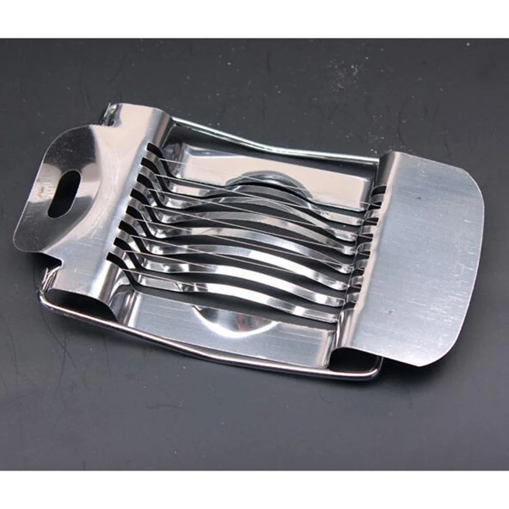 

Heavy Duty Metal Egg Cutter Stainless Steel Wire Slicer for Boiled Eggs Multi-Function Kitchen Egg Cutting Tool