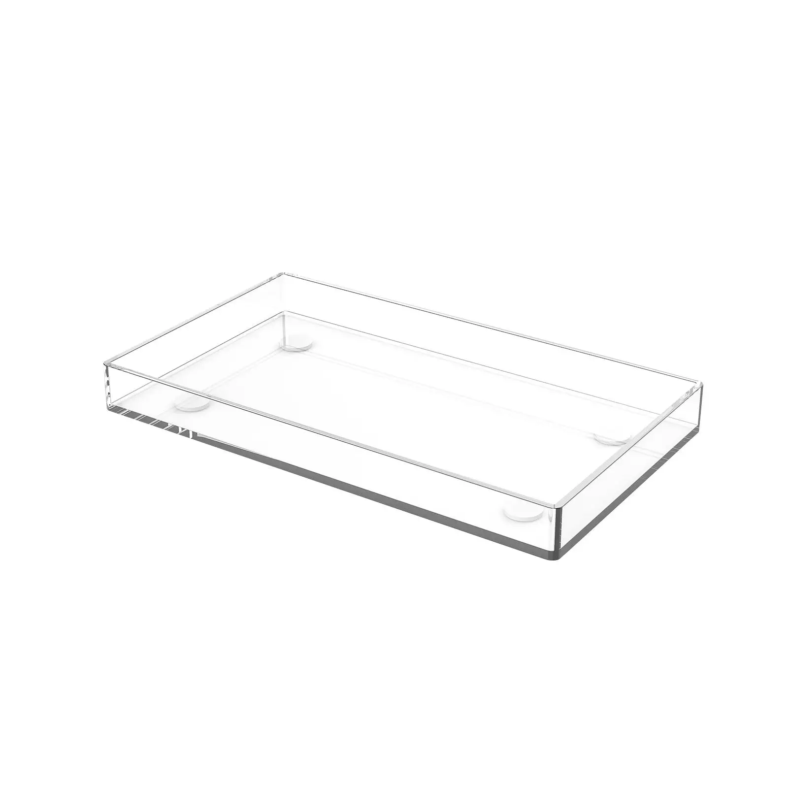 Clear Acrylic Tray Decorative Display Tray Transparent Large Acrylic Tray for