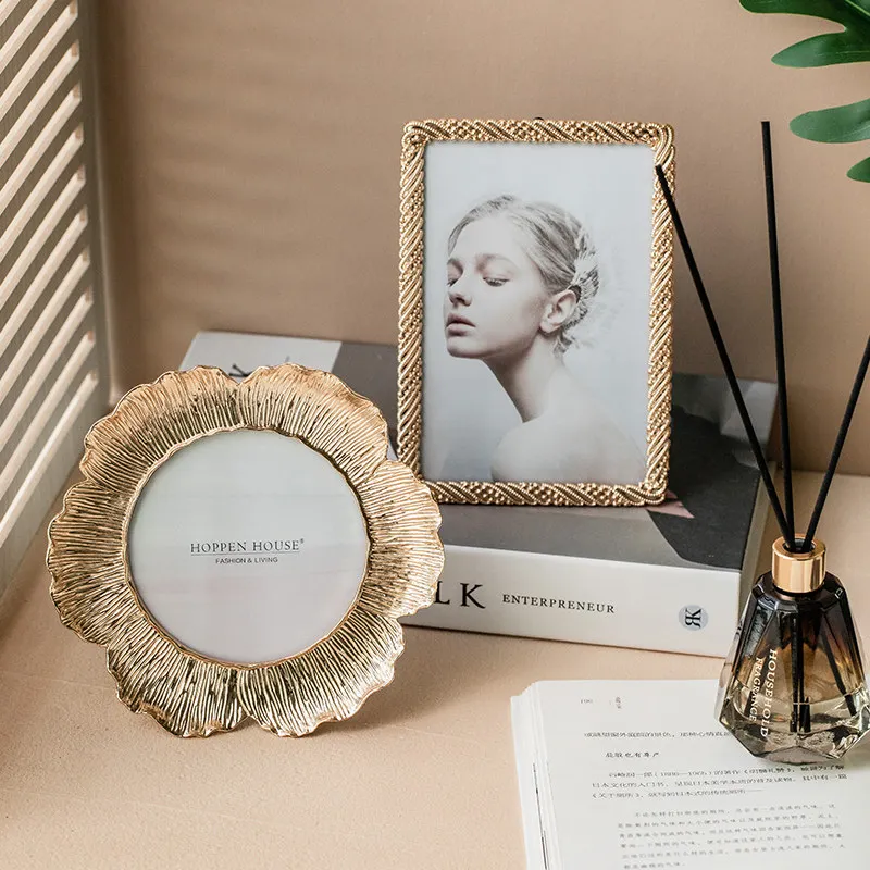 Hepburn family photo frames, light luxury American European bedroom desktops, high-end creative wedding photo frames, wedding ph