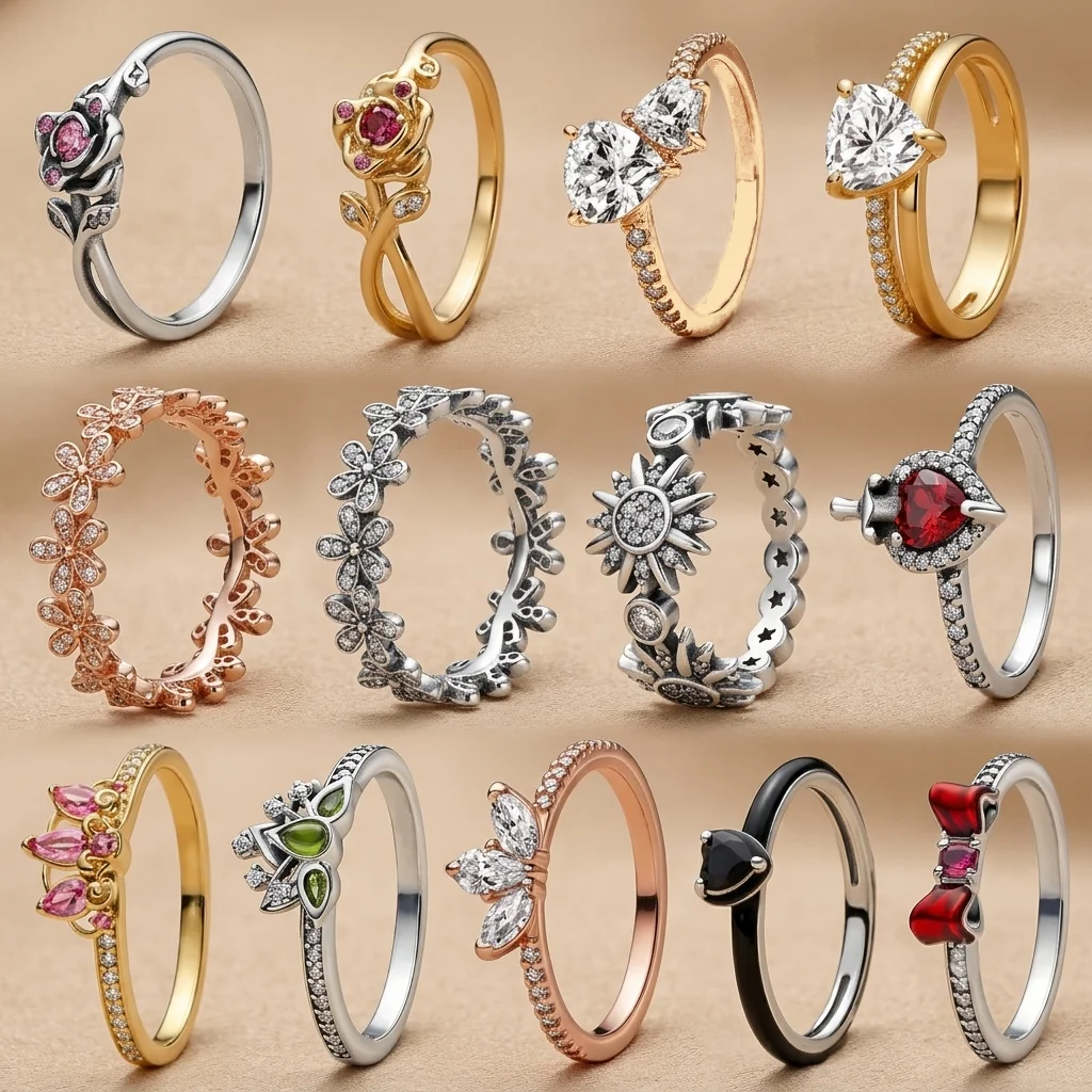 Minimalist Ring Stackable - Кольцо с цветным камнем в форме