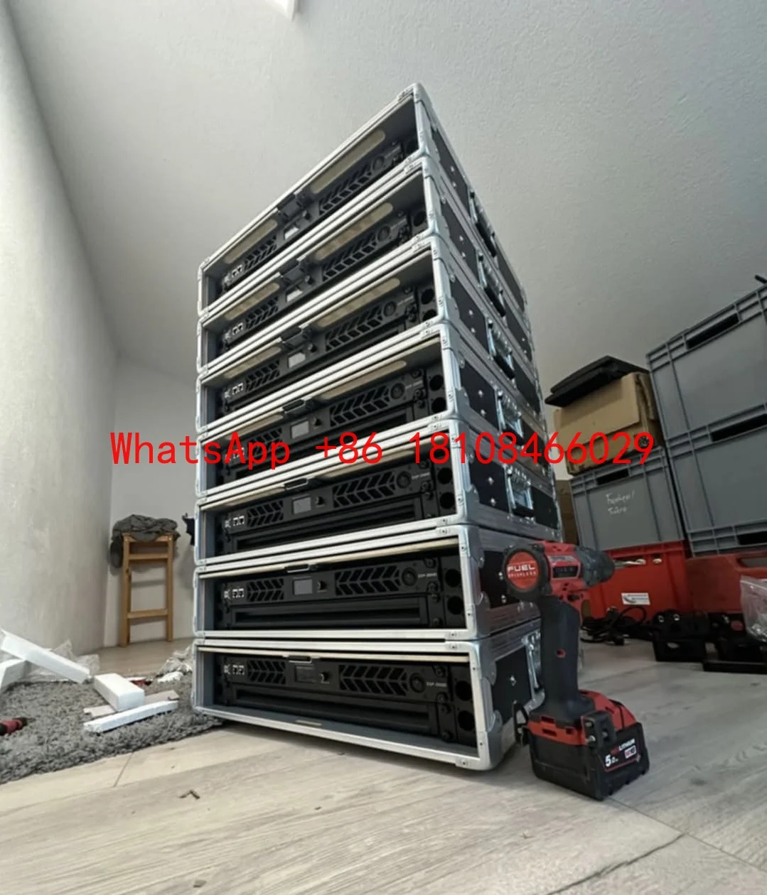 Cvr Digital Big Power Amplifier 1U D-3302 Portable Easy Operation Light Stage Live Show Performance